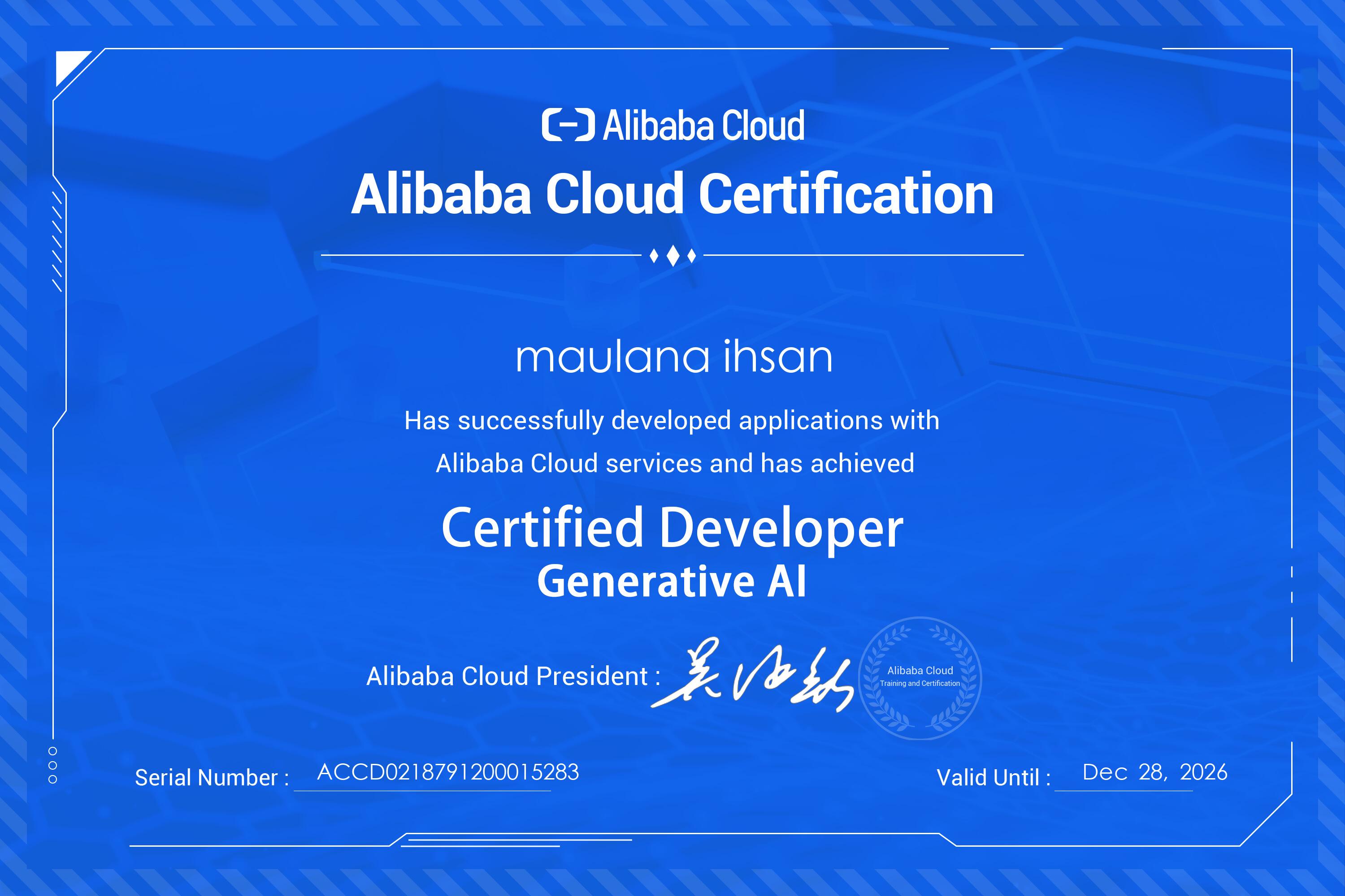 Generative AI Certificate
